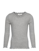 Rkbalta Ls Regular Lace T-Shirt Tops T-shirts Long-sleeved T-shirts Gr...