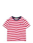 T-Shirt Tops T-shirts Short-sleeved Red United Colors Of Benetton