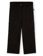 Viscose Trouser Bottoms Trousers Black Boboli