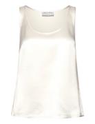 Aleos Tops T-shirts & Tops Sleeveless Cream Tiger Of Sweden