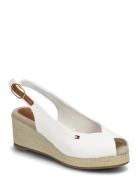 Flag Mid Wedge Espad Slingback Korolliset Sandaalit Espadrillot White ...