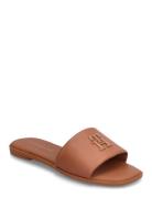 Th Logo Hardware Leather Mule Korolliset Sandaalit Brown Tommy Hilfige...