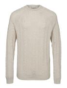 Bs Odale Regular Fit Knitwear Tops Knitwear Round Necks Cream Bruun & ...