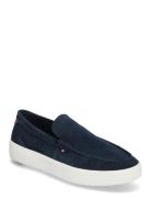 Modern Light Hybrid Suede Loafer Loaferit Matalat Kengät Navy Tommy Hi...