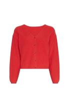 Mschklaka Cardigan Tops Knitwear Cardigans Red MSCH Copenhagen