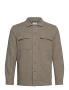 Cotton Linen Blazer Tops Overshirts Brown Lindbergh