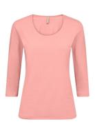 Sc-Pylle Tops T-shirts & Tops Long-sleeved Pink Soyaconcept