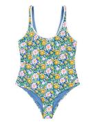 Nanoe Printed Swimsuit Uimapuku Uima-asut Multi/patterned PICTURE ORGA...