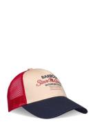 B.intl Smq Trucker Cap Accessories Headwear Caps Red Barbour