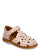 Sandals - Flat Shoes Summer Shoes Sandals Pink ANGULUS