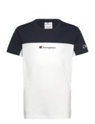 Ss Tee Tops T-shirts Short-sleeved White Champion