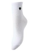 Pcmova Socks Noos Bc Lingerie Socks Regular Socks White Pieces