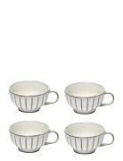 Cappuccino Cup White Inku By Sergio Herman Set/4 Home Tableware Cups &...