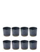 Cup Merci N°9 Set/8 Home Tableware Cups & Mugs Coffee Cups Blue Serax