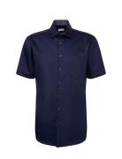 Business Kent Patch12 1/2 Tops T-shirts Short-sleeved Navy Seidenstick...