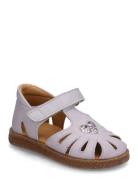 Sandals - Flat - Closed Toe Shoes Summer Shoes Sandals Purple ANGULUS