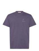 Printed T-Shirt Tops T-shirts Short-sleeved Purple Revolution