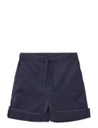 Poplin Shorts W. Drawstring Bottoms Shorts Navy Copenhagen Colors