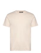 M Cotton Blend T-Shirt Designers T-shirts Short-sleeved Cream J. Linde...