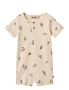 Jumpsuit S/S Alfred Jumpsuit Haalari Beige Wheat