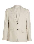 Linen Lyocell Stretch Blazer Suits & Blazers Blazers Single Breasted B...