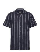 Onstrev Life Reg Stripe Ss Shirt Noos Tops Shirts Short-sleeved Navy O...