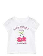 Nmfvibeke Capsl Top Tops T-shirts Short-sleeved White Name It