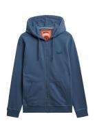 Essential Logo Zip Hoodie Hb Tops Sweat-shirts & Hoodies Hoodies Navy ...