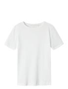 Nkffikate Ss Xsl Top Pb Tops T-shirts Short-sleeved White Name It