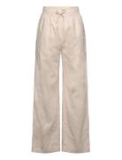 Cotton Linen Pants Bottoms Trousers Beige GANT
