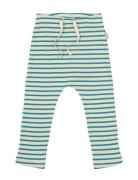 Pants Modal Striped Bottoms Leggings Green Petit Piao