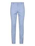 Bs Pollino Classic Fit Suit Pants Bottoms Trousers Formal Blue Bruun &...