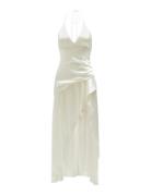Sorella Halter Dress Polvipituinen Mekko White Bardot