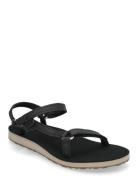Original Universal Slim Leather Matalapohjaiset Sandaalit Black Teva