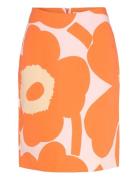 Ainoa Unikko Kynähame Hame Orange Marimekko
