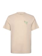 Anf Mens Graphics Tops T-shirts Short-sleeved Cream Abercrombie & Fitc...