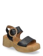 Platform Sandal Kiilakorkokengät Black Gabor