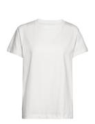 Freya T-Shirt Tops T-shirts & Tops Short-sleeved White STUDIO FEDER