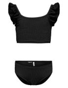 Kogwave Structure Bikini Set Acc Bikinit Black Kids Only