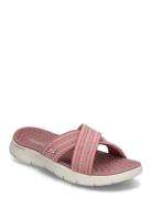 Womens Go Walk Flex Sandal Matalapohjaiset Sandaalit Pink Skechers