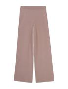 Knitted Trousers, Tawny Bottoms Trousers Straight Leg Beige Ivo Nikkol...
