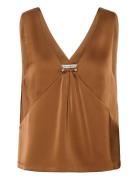 Gzjessie Top Tops T-shirts & Tops Sleeveless Orange Gestuz