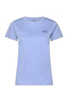 Kari Tee Tops T-shirts & Tops Short-sleeved Blue Kari Traa