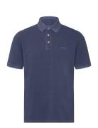 Sunfaded Ss Polo Tops Polos Short-sleeved Navy GANT