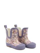 Wellies Short Aop Kumisaappaat Purple Mikk-line