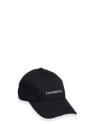Logo Baseball Cap Accessories Headwear Caps Black Lindbergh