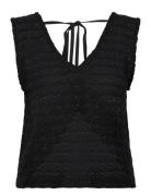 Kioko Black Top Tops T-shirts & Tops Sleeveless Black ALOHAS