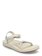 Original Universal Slim Leather Matalapohjaiset Sandaalit Cream Teva