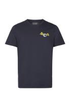 T-Shirt Eye Navy Von Dutch Tops T-shirts Short-sleeved Black Von Dutch