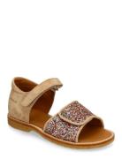 Sandals - Flat - Open Toe - Clo Shoes Summer Shoes Sandals Beige ANGUL...